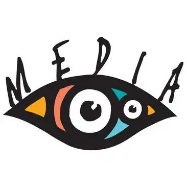 创意彩色手绘眼睛标志