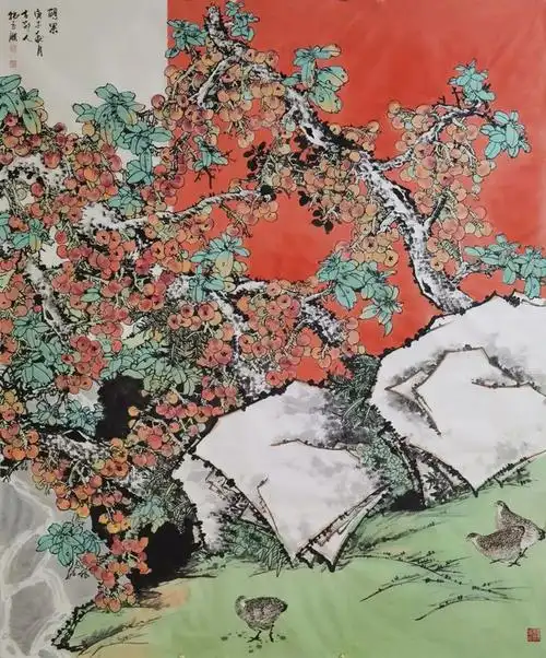 韩立朋福虎迎春丹青贺岁全国优秀书画名家作品展