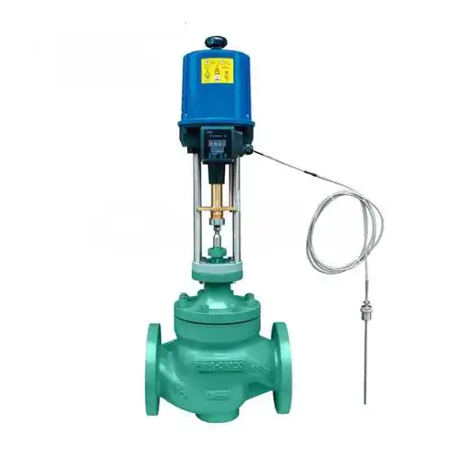 产品公称压力等级有pn16,40,64,阀体口径范围dn20~300;控制温度分段