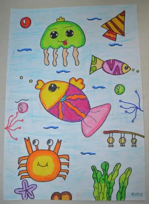 第二届追逐梵高少儿绘画大赛作品第三批