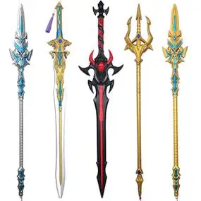 斗罗大陆武器玩具唐三修罗魔剑七杀剑海神王三叉戟蓝银霸王枪一米