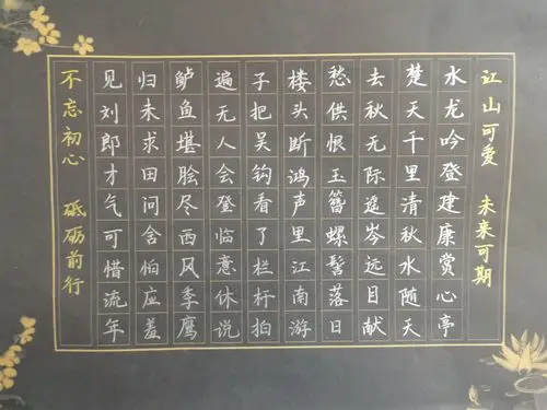 辛丑年来再新章——兰陵一中高二二级部迎新春硬笔书法比赛