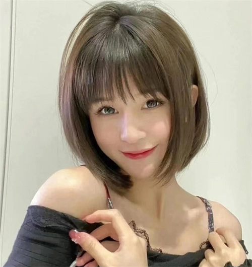 让你爱上的初恋短发 超级瘦脸温柔减龄_波波发型 - 美发站