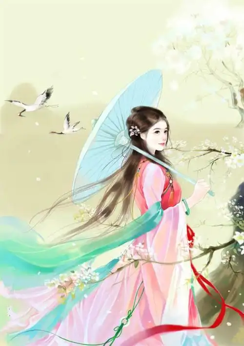 女性 古装 插画 唯美 美女 美人 古风人物 古风女子 倾国倾城 妩媚