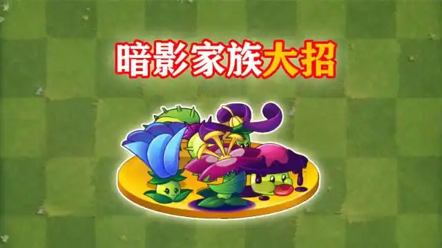 植物大战僵尸2家族大招齐开之暗影家族