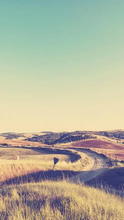 简约文艺风景手机端h5背景