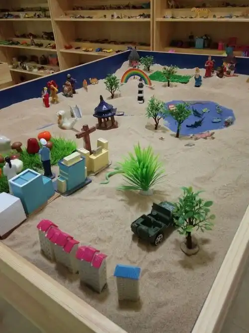 宁县宁江初级中学心理辅导中心,团体沙盘游戏火热进行中!