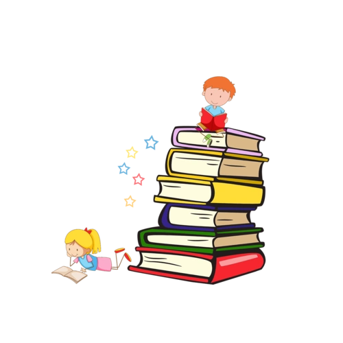 矢量创意毕业季卡通学生书本