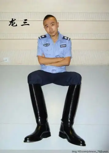 皮革马靴制服群