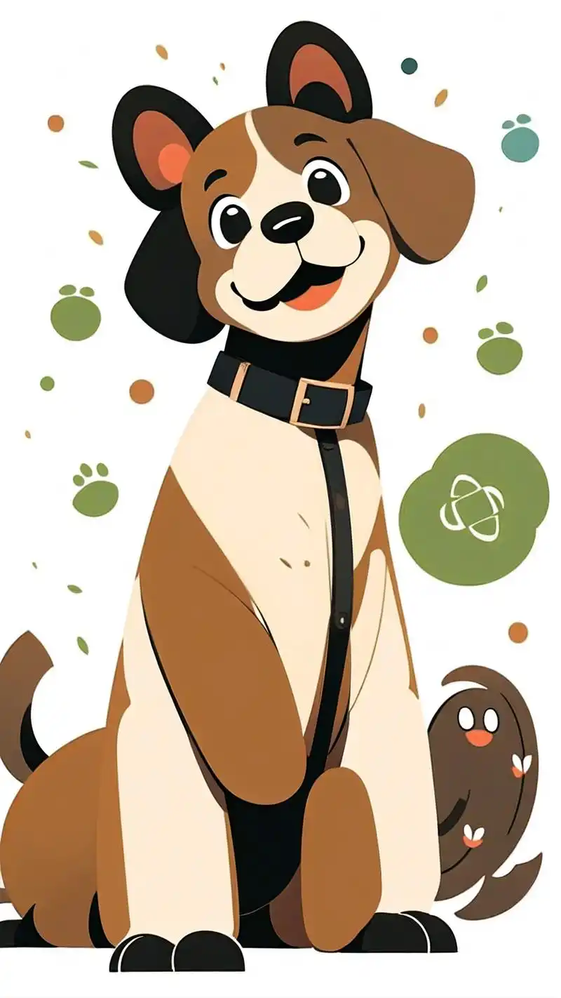 这些卡通狗狗的形象简直萌到爆炸,保证让你的