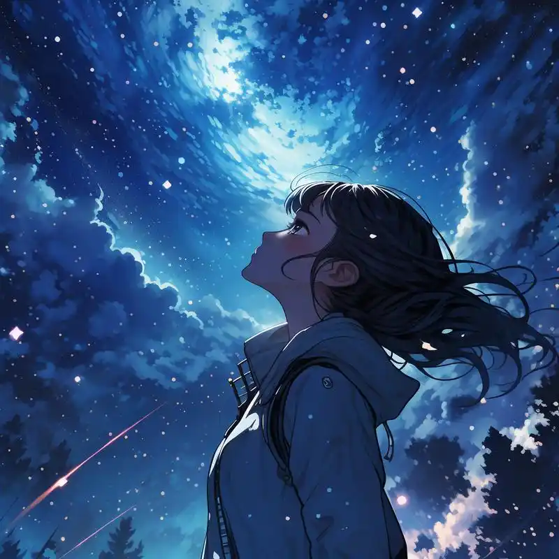 90银河系星空头像04