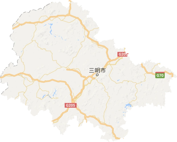 三明市高清电子地图