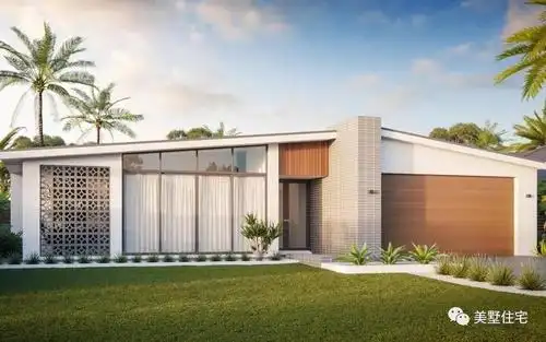 18栋现代风格的一层别墅光看效果就很喜欢回头率100