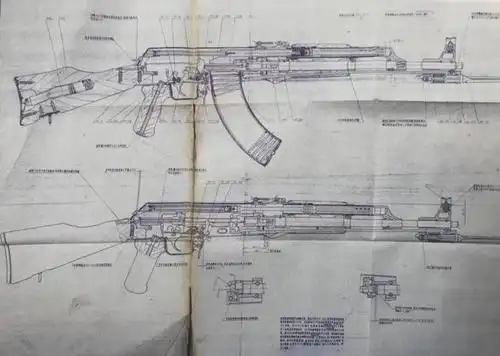 苏联授权我国生产ak47,拿到图纸后厂长眼前一亮|56式冲锋枪_网易订阅