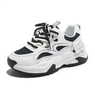 npktdicify美好生活女鞋老爹鞋女ins潮鞋秋冬新款鞋子厚底休闲运动鞋