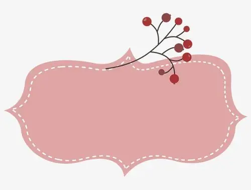 小清新可爱卡通手绘边框花边