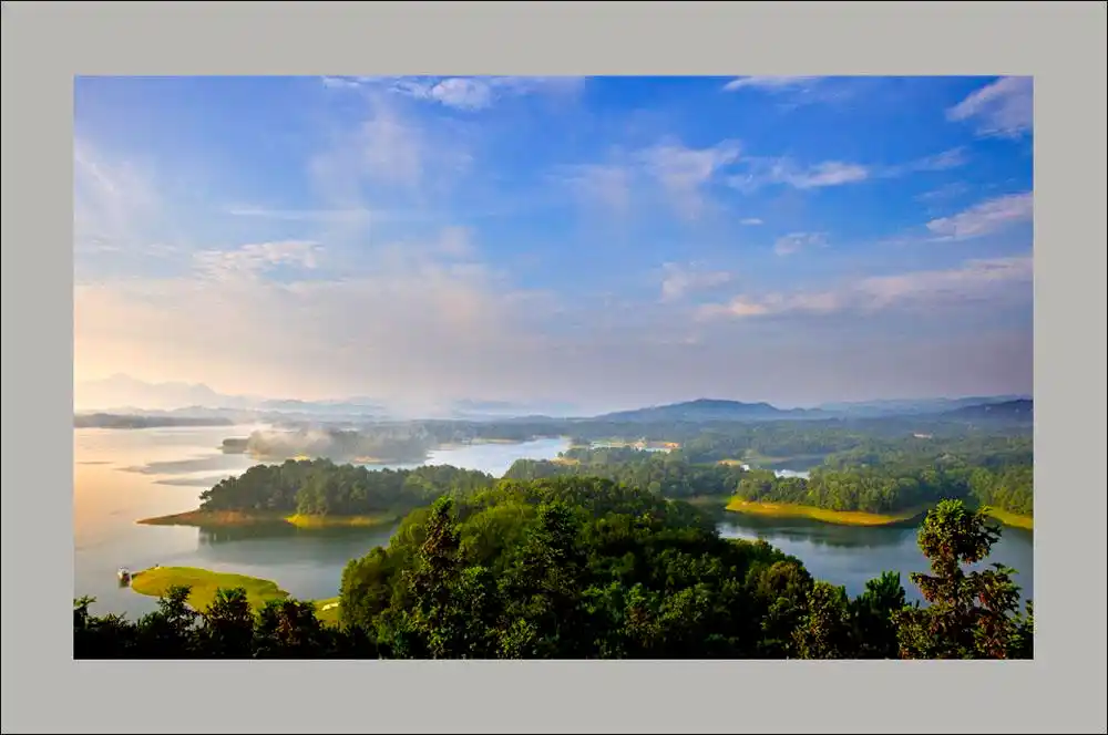 河南商城县风景区剪影