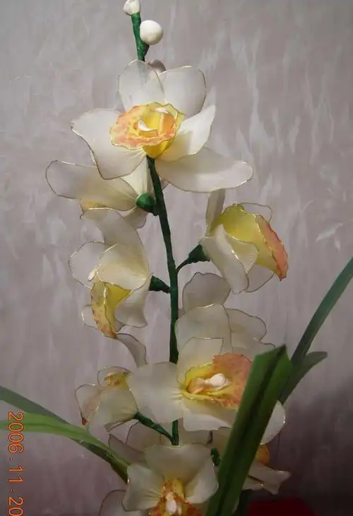 我的手工丝网花作品