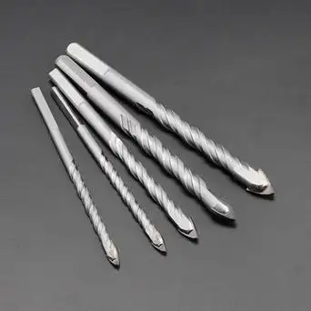 全瓷瓷砖打孔钻头高硬度钨钢合金四刃霸王钻三角玻璃磁砖冲击电钻