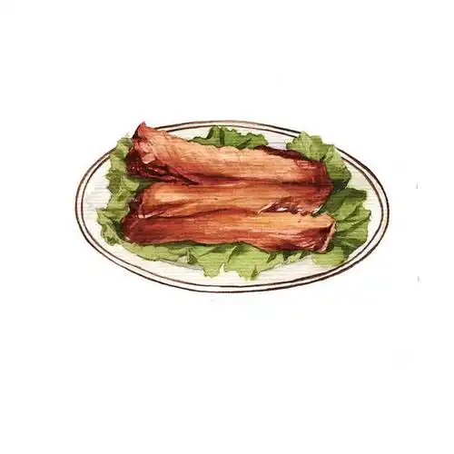 南京小吃组合 手绘水彩 美食食物 插图插画 涂鸦绘图 吃货福利