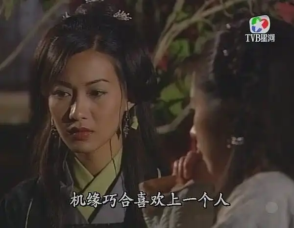 总着黑衫的木婉清(赵学而饰).