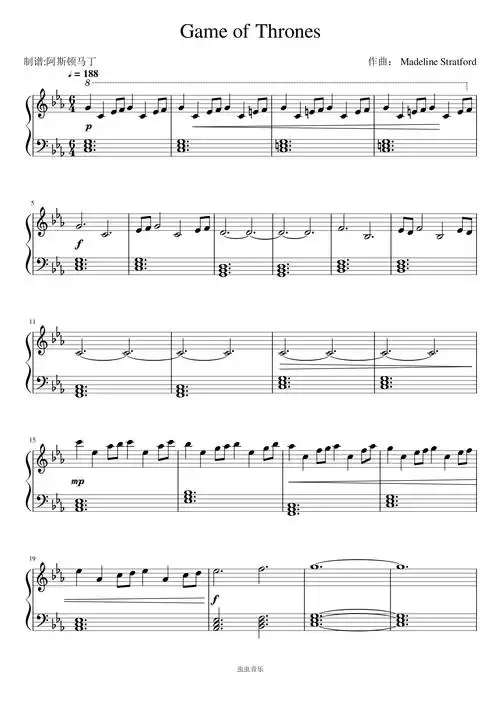 gameofthrones权力的游戏主题曲