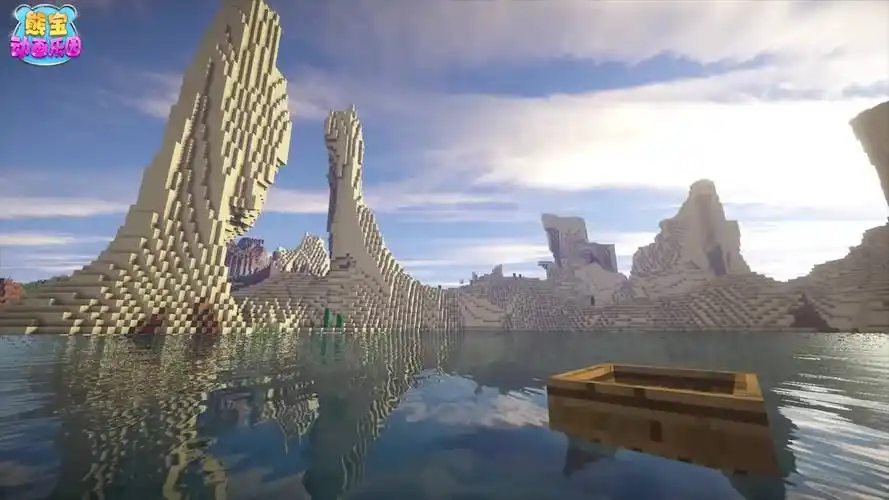 我的世界唯美镜头 穿越各种地形 最美的画面