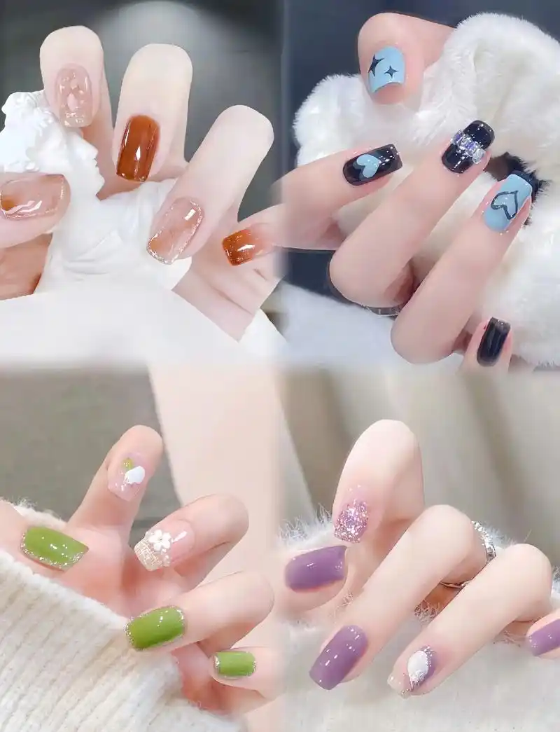 2024初春爆款来了~初春氛围感美甲!高级又简约的美甲,显白 - 抖音