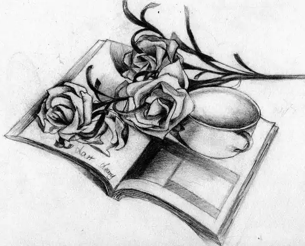 素描 人物 景物临摹铅笔手绘|插画|创作习作|渔九九 - 原创作品