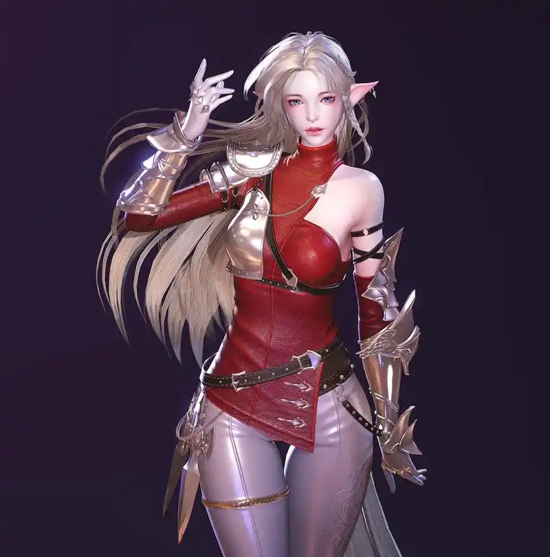 一组制作精美的3d人物插画作品欣赏!写实与华丽风格并存的大作!