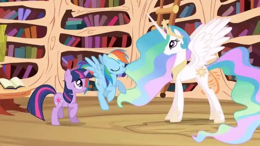 紫悦认为自己是个坏学生,小马们不想宇宙公主惩罚紫悦