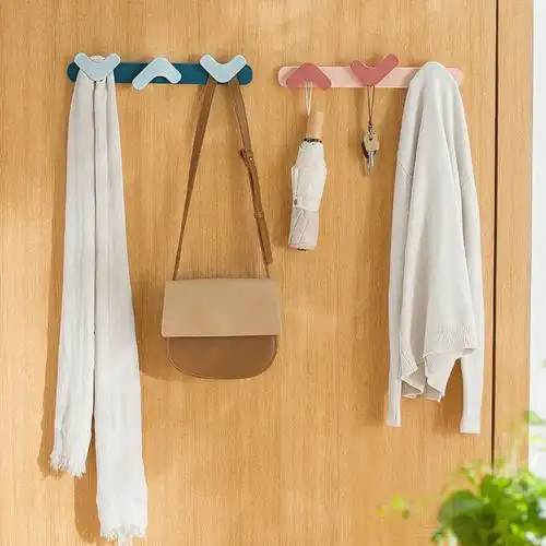 挂衣架墙上壁挂架免打孔强力无痕粘贴门后挂钩钥匙包包衣服帽衣钩