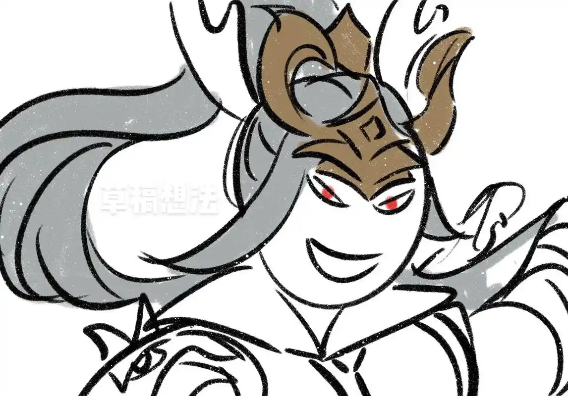 乐子人画手的整活日常.浅发一下过程图(双手叉腰)#韩信 #绘 - 抖音