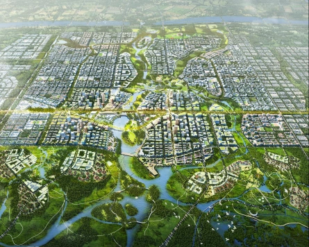 雄安城市规划 鸟瞰图1