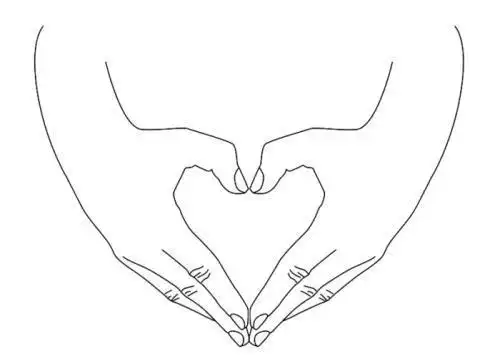 爱心矢量图卡通双手托举爱心设计矢量素材下载素材之家比心手势简笔画