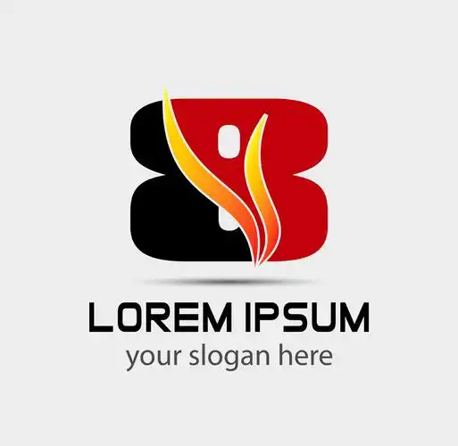 创意数字8logo设计矢量素材下载(图片id:957047)_-行业标志-矢量素材