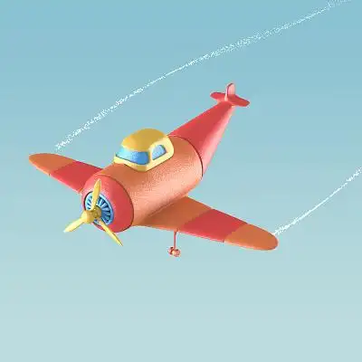 十四节气小寒宣传海报设计蓝色手绘卡通小飞机云朵边框手绘卡通云朵花