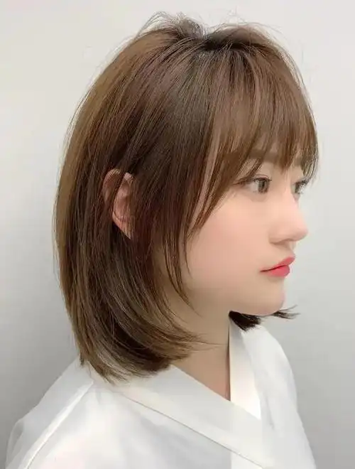 齐肩发型图片女2020最新款(齐肩发今年最新款发型)(3)