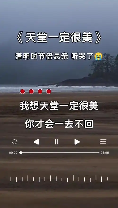 我想天堂一定很美…你才会一去不回…扎心的痛…010101