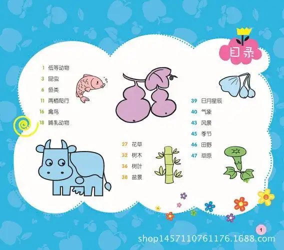 简笔画目录设计素材 简笔画图片大全-蒲城教育文学网