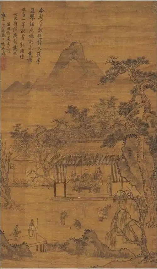 清宫廷画家 杨晋国画欣赏 !喜欢的收藏 !