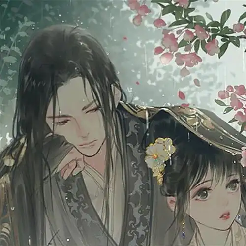 情侣动漫图片双人唯美古风