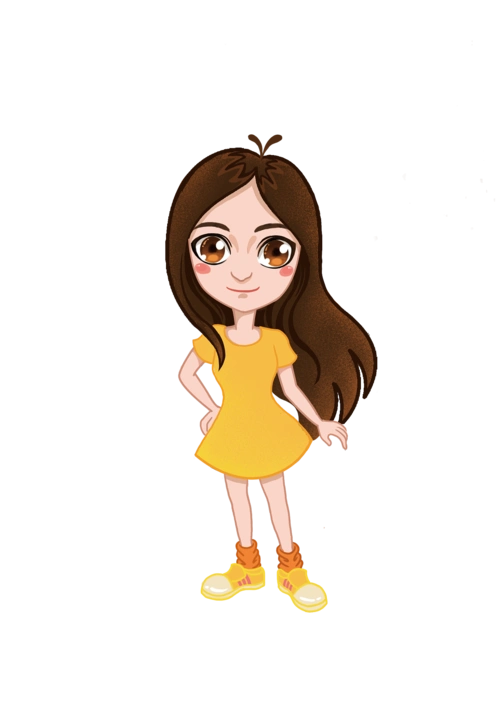 卡通人物形象原创插画