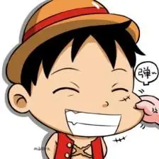 q版动漫头像之海贼王路飞