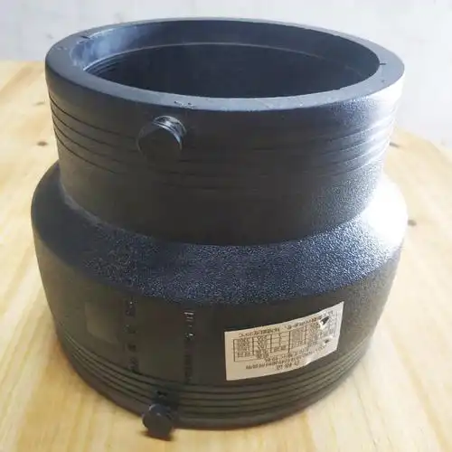 电熔直通 pe变径直通 承插给水管接头现货供应电熔大小头dn63-315