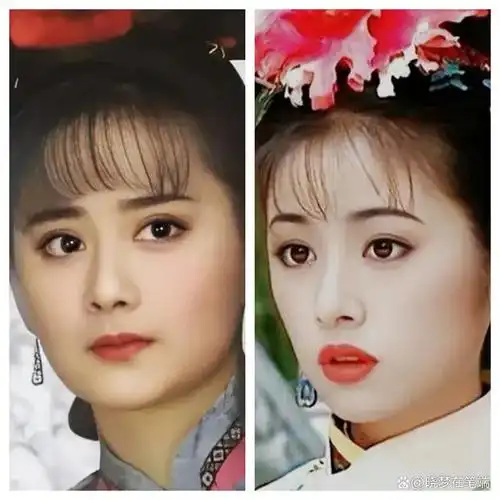 陈德容和林心如年轻时都是清纯大美女,尤其是二美的