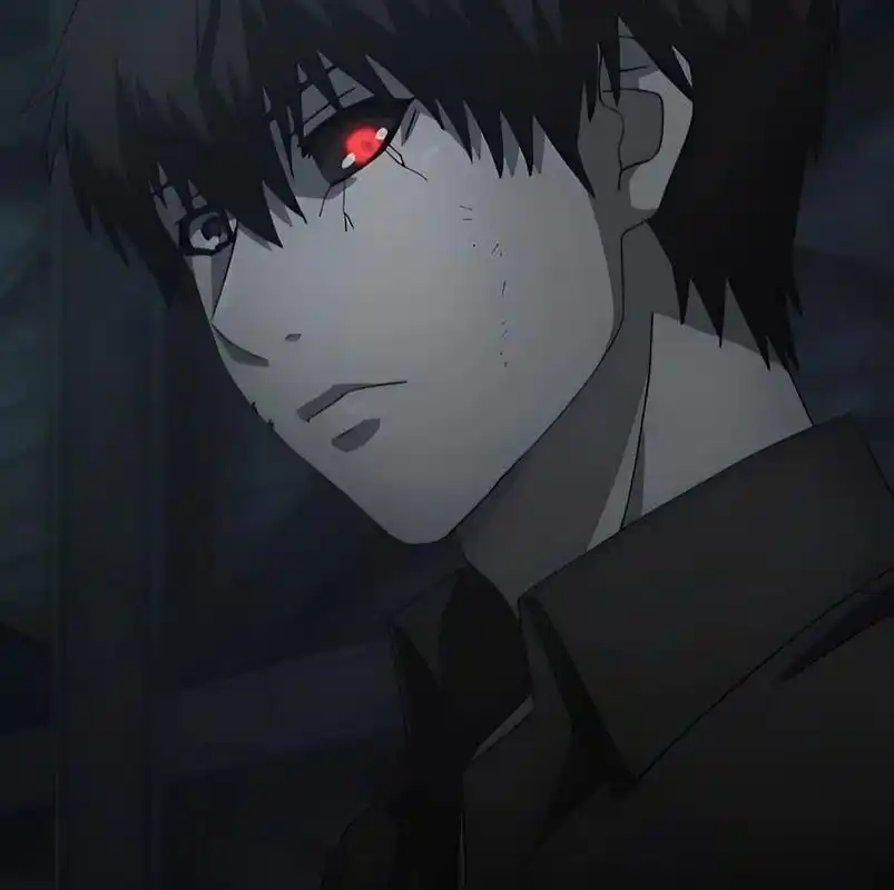 金木头像 喜欢的请点个赞 上半部分 #东京食尸鬼# #金木研# #动漫男头