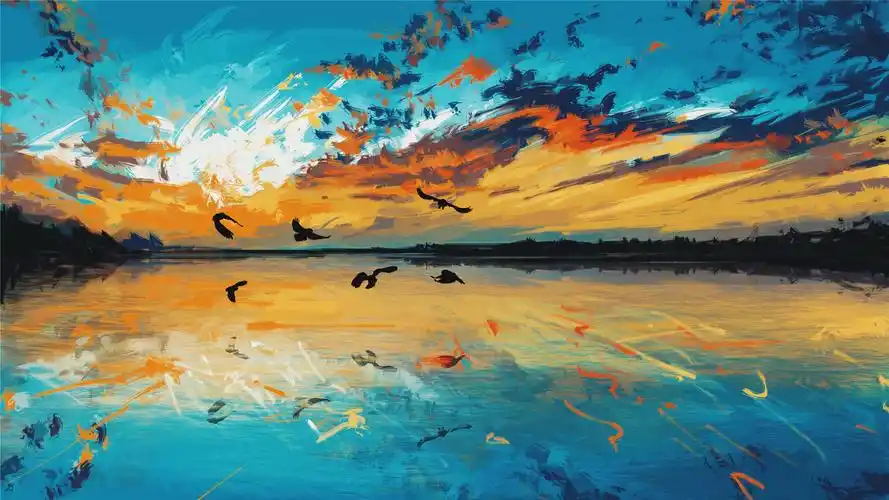 超美手绘意境风景高清桌面壁纸