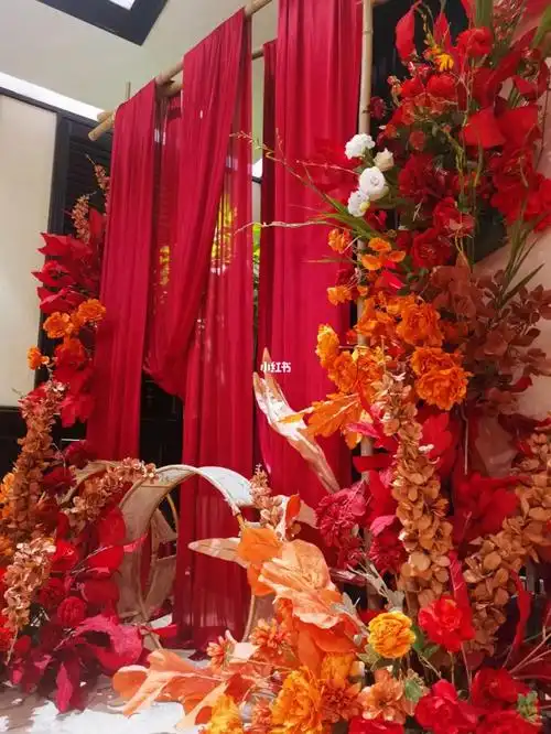 红红火火6桌婚礼就是这么接地气