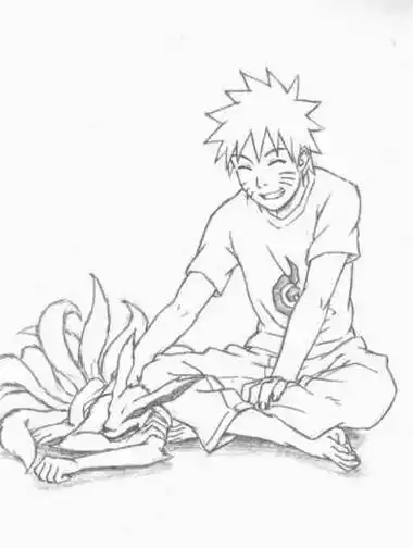 漩涡鸣人九尾化简笔画教程